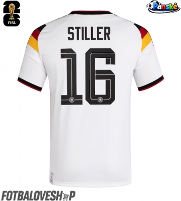 Německo Angelo Stiller #16 Domácí Dres MS 2026 Krátký Rukáv